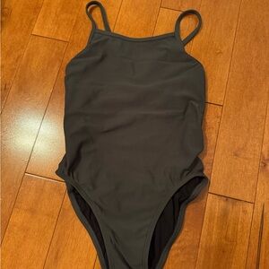 Jolyn Women's One Piece Swimsuit - Dark Grey